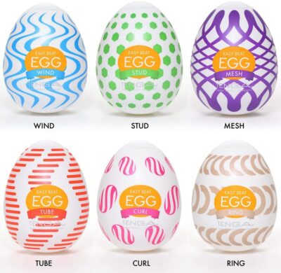 Male Masturba-tor Egg Portable Pleasure Pocket Pussy egg-Stroker Lubricants