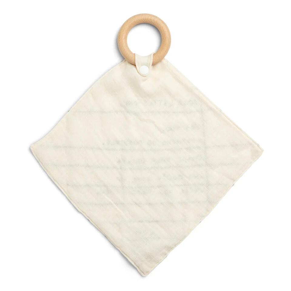 Baby Unisex Demdaco Dear You Teether Blankie Sweet Lovey Wooden Teether Comfort”