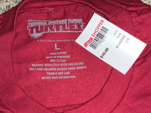 TMNT Ninja Turtle "Being Awesome is my Superpower" Mens Lg T-Shirt - Picture 5 of 6