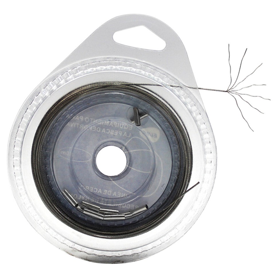 10M Stainless Steel Fishing Line 7 Strands Leader Wire for Saltwater