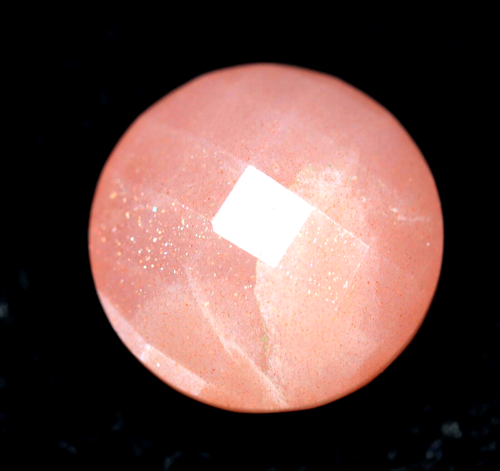 Certified 6.40Ct Natural Sunstone Uruguay Untreated Round Cut Loose Gemstone - Picture 3 of 8