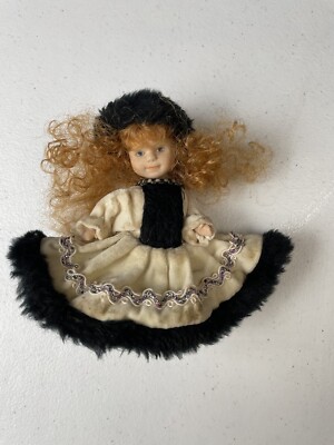 Doll Small Porcelain? Vintage? Cute Tiny READ