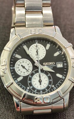 SEIKO PANDA CHRONO UHR 7T92