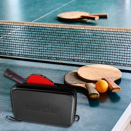 Table Tennis Racket Storage Hard Case Waterproof Ping Pong Paddle Protective Bag - Picture 8 of 9