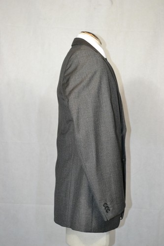 Banana Republic 100% Wool Blazer Suit Jacket Grey Charcoal Men's Modern Fit 42R - Picture 2 of 21