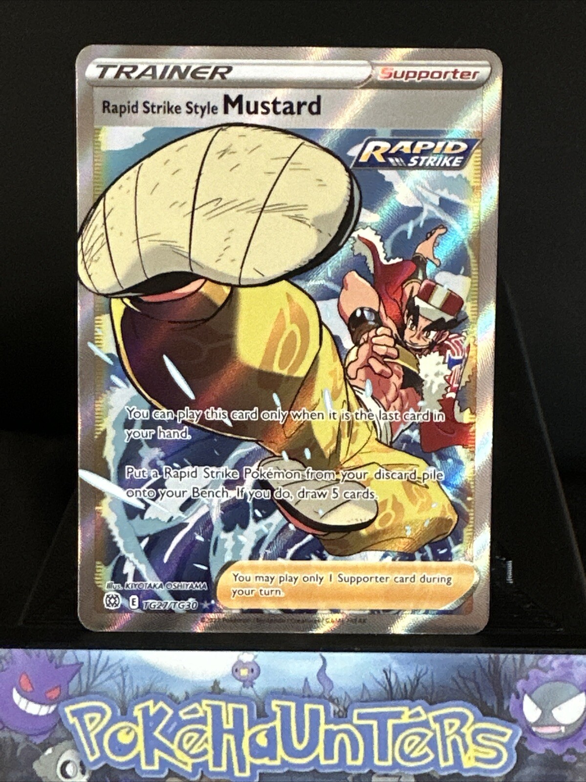 Pokemon Card Rapid Strike Style Mustard TG27/TG30 Brilliant Stars Near Mint