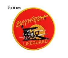 Baywatch Parche Salvavidas Retro Coleccionista Hierro Coser en Tela Culto TV Insignia N317