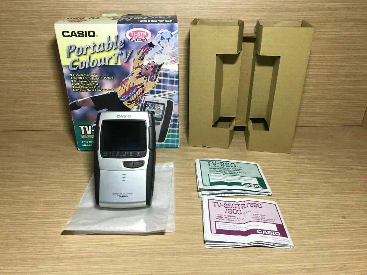 Casio Portable Colour TV TV 880 CG 2 3 LCD 850TR 890 900