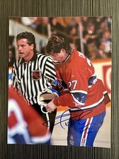 SHAYNE CORSON MONTREAL CANADIENS HOCKEY Signed Autograph 8x10 Photo With Proof K
