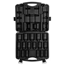 Sunex Tool  4686 3/4 Drive 17 Piece Metric Deep Impact Socket