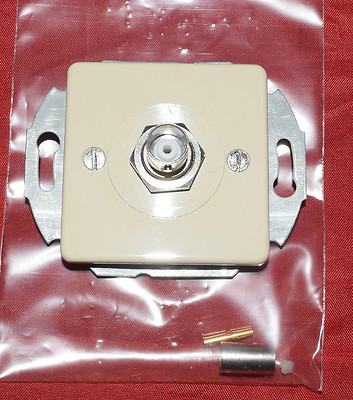 Ackermann BNC-Steckdose KA-B1C EK cremeweiß 