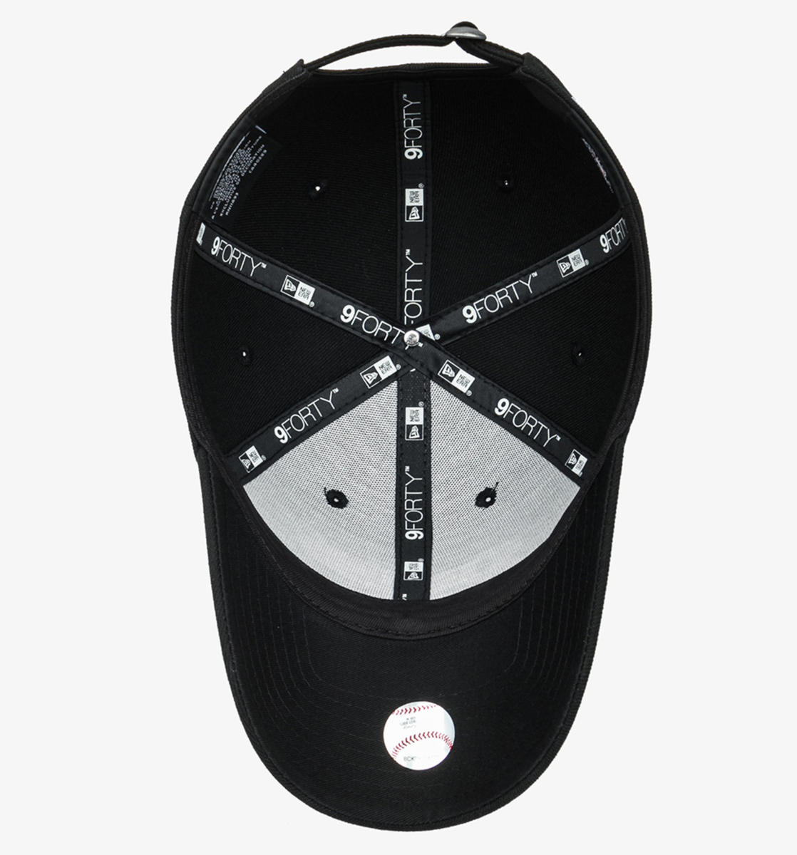 New Era 9 FORTY MLB LA Dodgers Script Logo Ball Cap Black