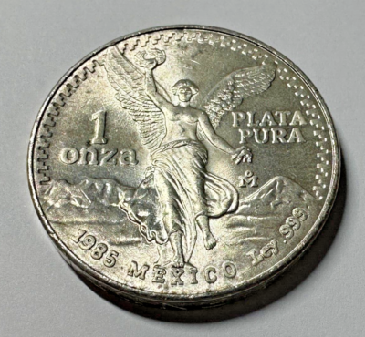 1985年メキシコ発行リベルタード銀貨 1オンス 1985 MEXICO SILVER .999 1 OUNCE LIBERTAD COIN | eBay