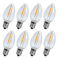 LED Salt Lamp Bulb - 0.6 Watt LED Bulbs for Night Light - C7 Replacement Bulb...