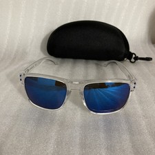 Oakley Holbrook XL Polarized Sunglasses Polished Clear/Prizm Sapphire Polarized