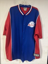Baltimore Bullets Majestic NBA Hardwood Classics Men’s Vintage Warmup Jacket 2XL