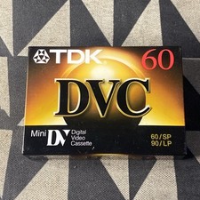 TDK Mini DVC 60 Minute New  Sealed Camcorder Tape