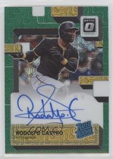 2022 Panini Donruss Optic Green Mojo Prizm 20/88 Rodolfo Castro #RRS-CA Auto nd3