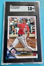 2018 Topps Holiday Bowman Juan Soto #TH-JSO  SGC 10 GEM MINT