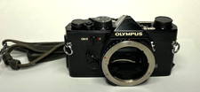 Olympus OM-2 Black 35mm Film Camera Body Tested  Working