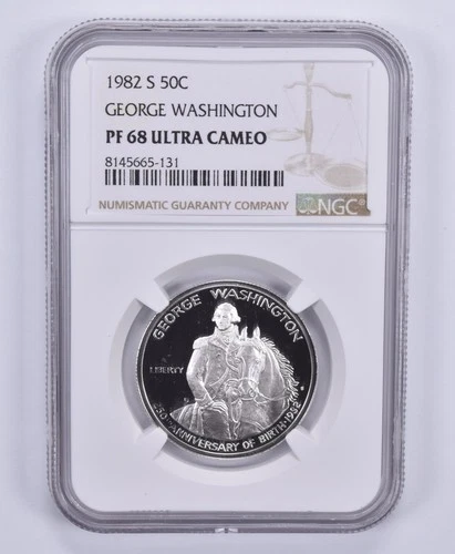 1982-S George Washington Commemorative Half Dollar PF68 UCAM NGC *1756