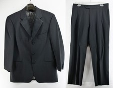 HUGO BOSS Tuxedo Mens Black Silk 40R Blazer Pants 32x30