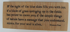 VTG Second Star on the Right Craft Rubber Wood Mount Stamp- Sight of Blue Skies