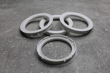 4x SET Zentrierringe Distanzringe 73,0 mm x 58,1 mm weiß für Alufelgen