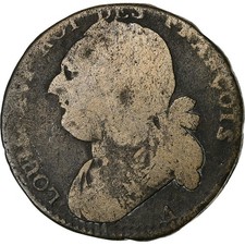 [#1309231] France, Louis XVI, 12 Deniers, 1792 / AN 4, Paris, Métal de cloche, V
