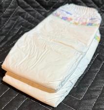  2 HUGGIES ULTRATRIM for Him Vintage Diapers 1992 Size L/4