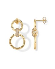 PAVOI 14K Yellow Gold Plated Convertible Chunky 5.4 millimeters,