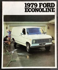 FORD ECONOLINE VANS USA Sales Brochure 1979 #FDT-7914 7/78 CHATEAU Custom ++
