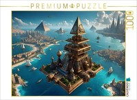 Calvendo Puzzle Steampunk - Air Ferry | 1000 Pieces, Finished Size 25.2 × 18.9 I
