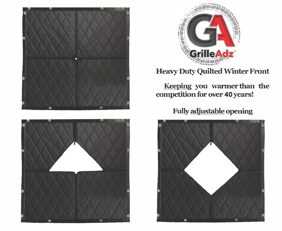 Cubierta de rejilla de invierno: se adapta a Ford Super Duty 2011-2016 F250/350/450/550 GrilleAdz® Foto 3 de 4