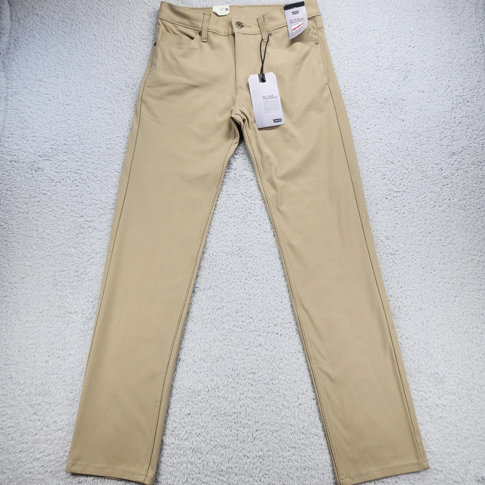 Levi's 511 Slim Tech Pants Mens 30x32 Beige Stretch Quick Dry UPF50 NEW
Opens in a new window or tab