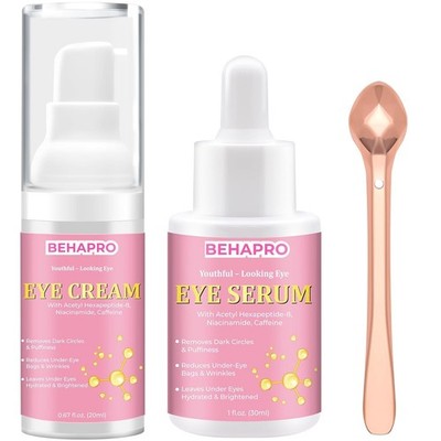 BEHAPRO Caffeine Eye Cream, Dark Circles Under Eye Treatment. EXP - 03/18/2027