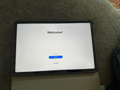 Galaxy Tab S9 fe 5g 10.9in 128GB Wi Fi Cellular Gray AT&T Locked Tablet