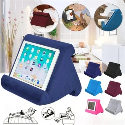 Au Tablet Pillow Stands For iPad Book Reader Holder Rest Laps Reading Cushion ✅. - image 1 of 4