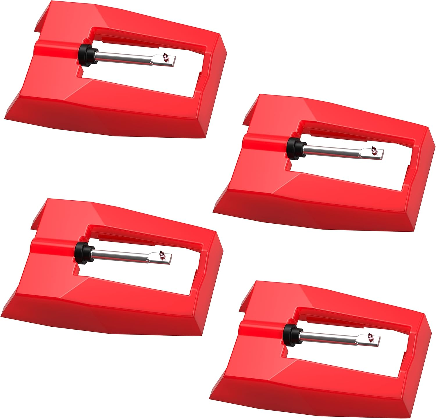 4 Pack Technics Turntable Replacement Needles for Record Players-image
