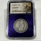 1912 Barber Half Dollar NGC Genuine 50C Silver KM#117 #8719306008
