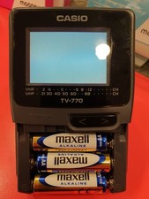 ​Casio TV-770N LCD Color TV Vintage - Working - 90s - TESTED 