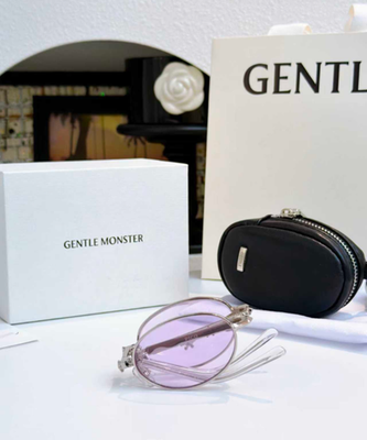 Gentle Monster Pocket Collection Pico 02 Oval sunglasses Silver
