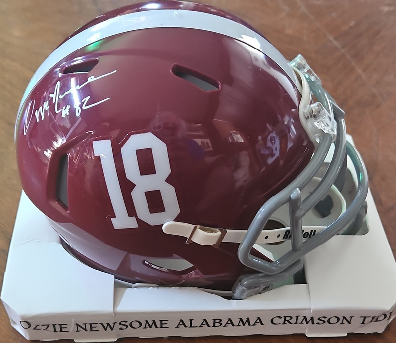 Ozzie Newsome Signed Alabama Crimson Tide Football Helmet Fanatics Authentic