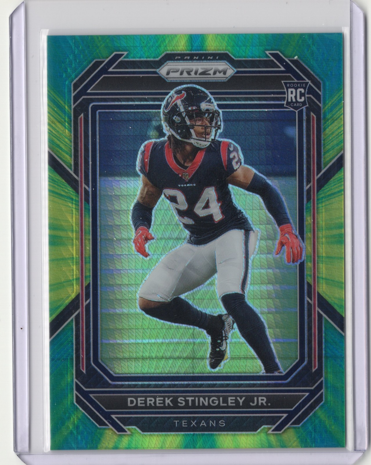 2022 Panini Prizm Derek Stingley Jr #369 Rookie RC Rookies Hyper Prizm /175