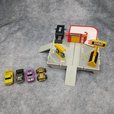 Micro Machines Gas SERVICE STATION Travel City Playset VIntage