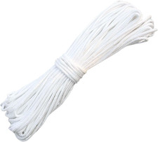 2Mm Roman Blind Cord,20 Meters Picture Hanging Cord Roman Blind Cord,White Braid