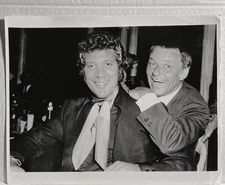 Frank Sinatra Tom Jones Candid Orig 1971 8x10 Photo