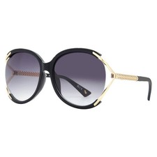 Nine West 54696RNJ001 Black Square Ladies Sunglasses 10259480.LTS GLD