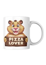 Pizza lover lion Mug, Can be personalised. 