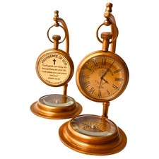 ALADEAN Inspirational Gift Table Compass  I Will Guide You Quote Engraved De...